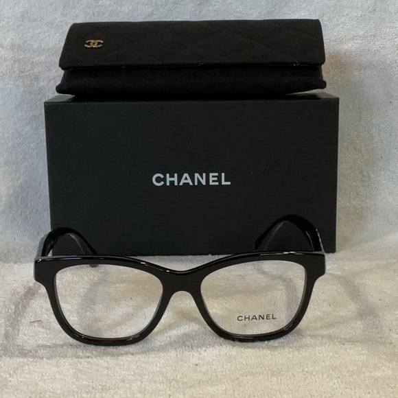 Chanel Black Women's Glasses - Picture 2 of 3